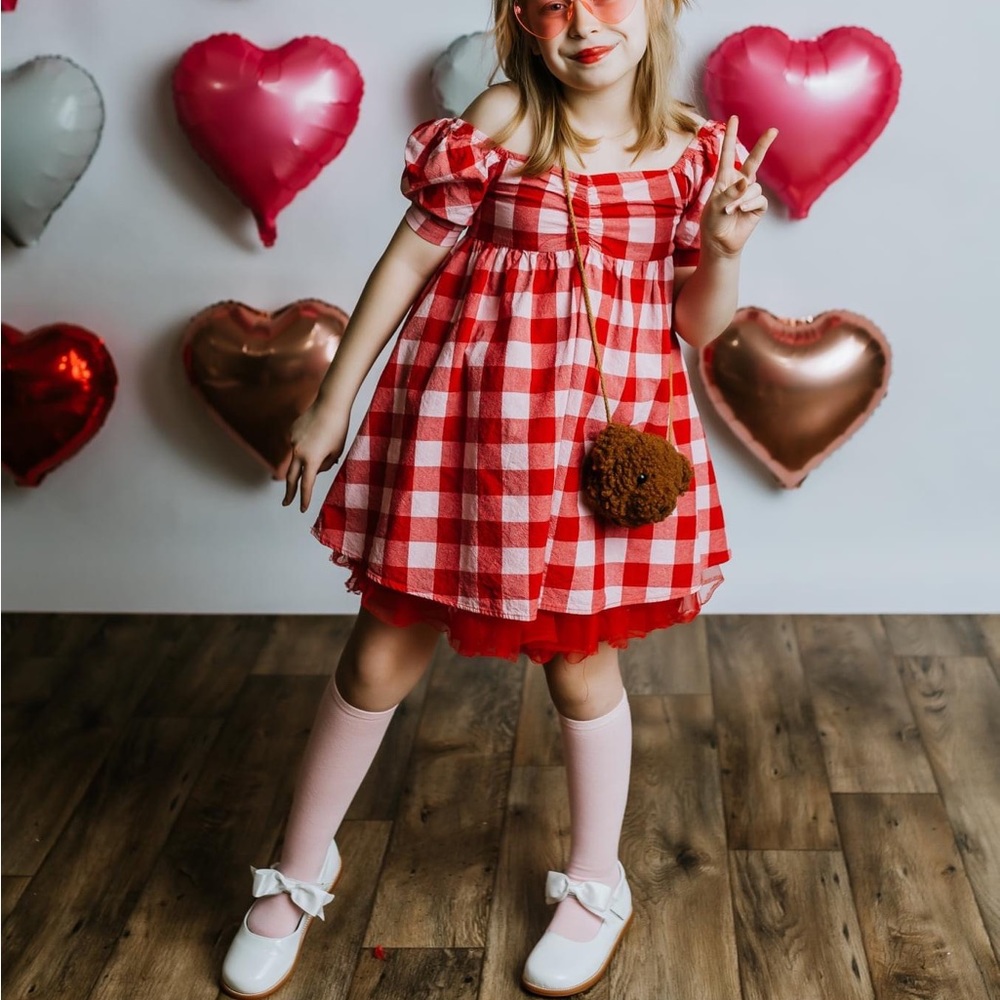 Adorable gingham dress